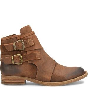 NWOT Born Brown 9.5 (40) Moraga Distressed Suede Ankle Boot